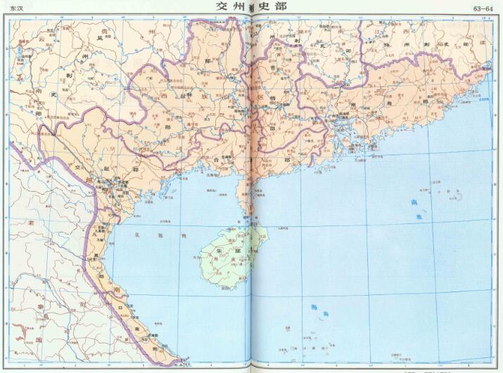 东汉交州刺史部地图全图缩略图