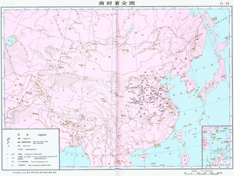 商时期中心区域地图全图缩略图
