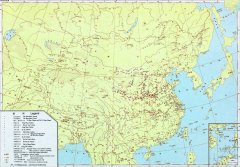 中国在旧石器时代的遗址地图缩略图