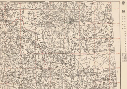 1943年山东曹县地图缩略图