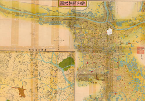 民国期间《佛山明细地图》缩略图