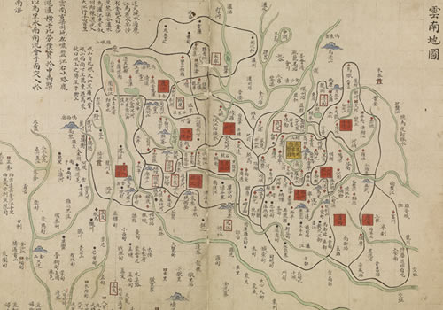 1636年明朝时期《云南地图》缩略图