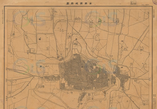 1947年《汝南县城厢图》缩略图