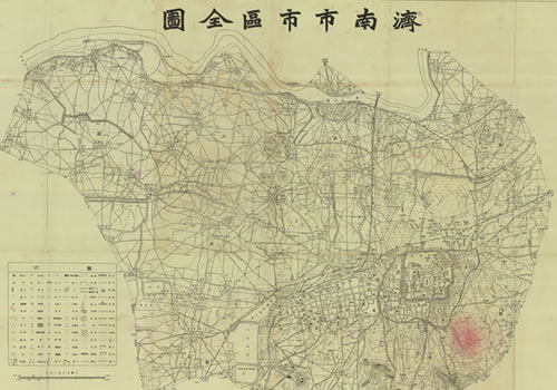 1933年《济南市市区全图》缩略图