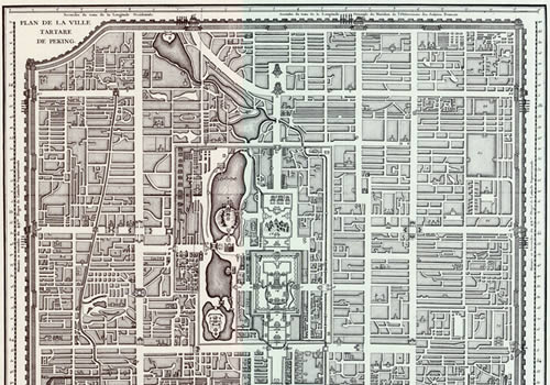 1765年《北京内城地图》缩略图