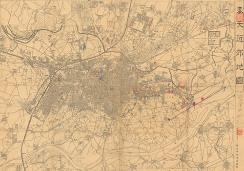 1931年《奉天近郊地图》缩略图