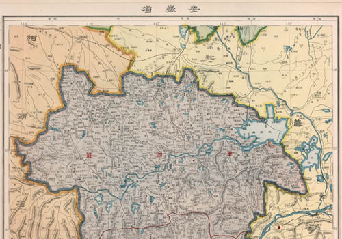 1917年《安徽省》地图缩略图