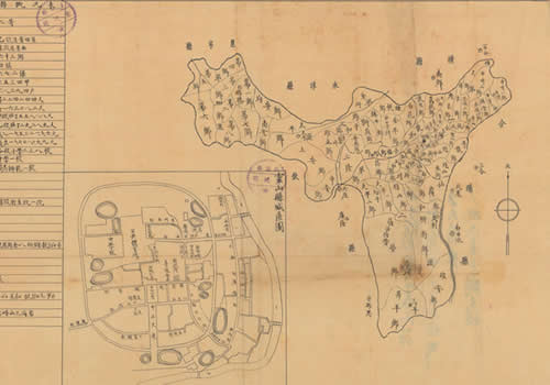 民国时期广西《灵山县图》缩略图