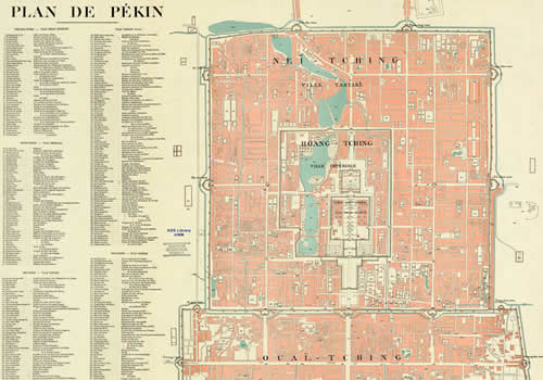 1900年北京城图 Plan de Pékin缩略图