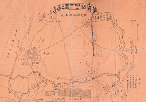1914年《长春三国市街关系图》缩略图