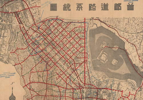 1932年南京《首都道路系统图》缩略图