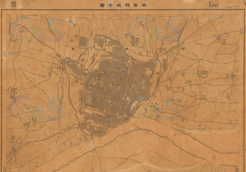 1947年《南阳县城市图》缩略图