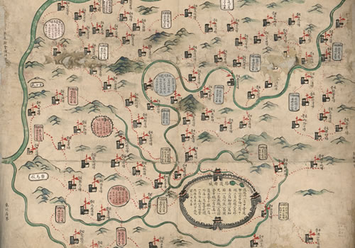 1911年云南《昭通府舆图》缩略图