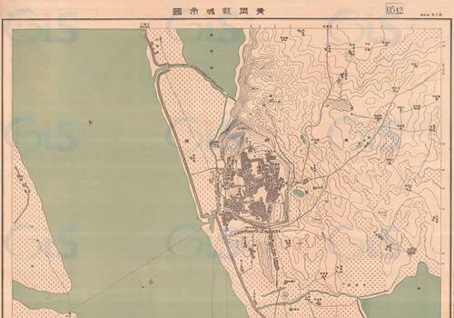 1949年湖北《黄冈县城市图》缩略图