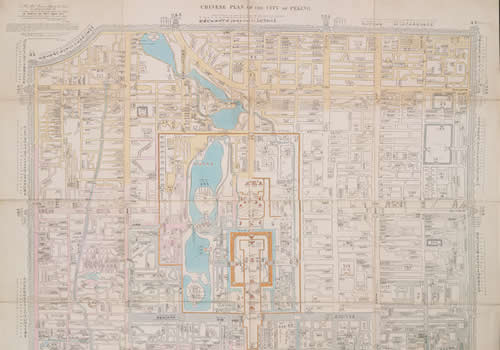 1843年《中国京城详图》彩色版缩略图