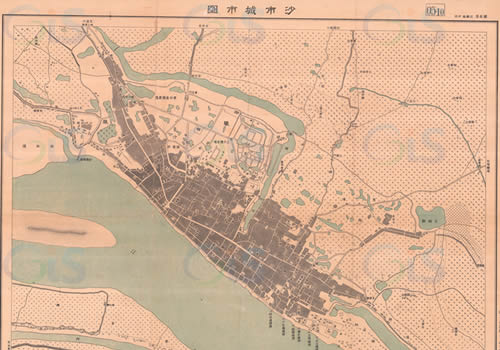 1948年湖北《沙市城市图》缩略图