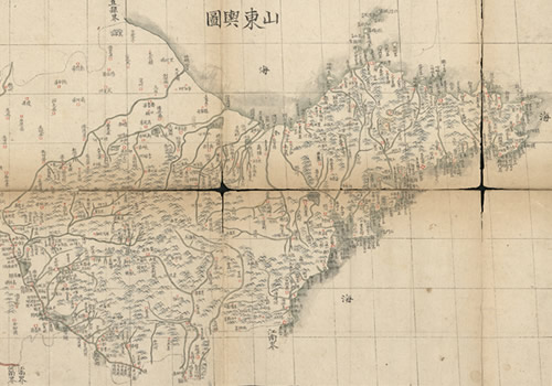 1693–1722年《山东舆图》缩略图