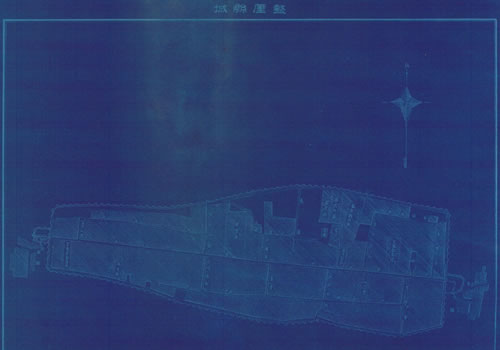 1943年周至县《盩厔县城》图缩略图