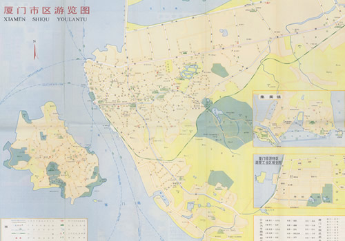 1986年《厦门市游览图》缩略图