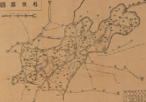 1940年湖南《桂东县图》缩略图