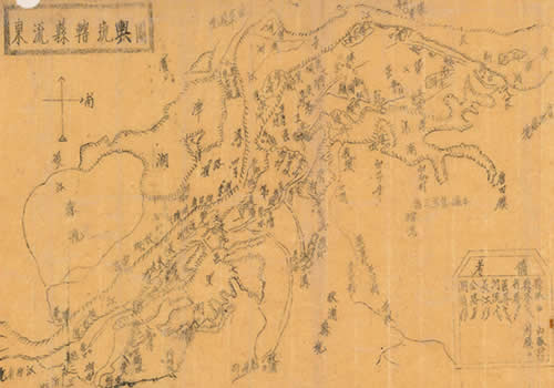 民国安徽《东流县辖境舆图》缩略图