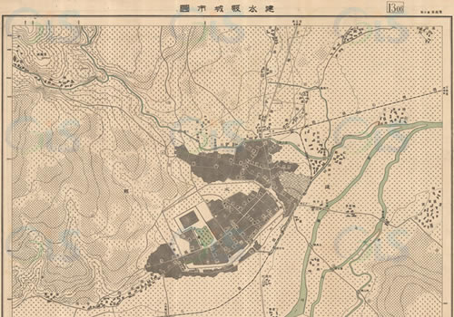 1949年云南《建水县城市图》缩略图