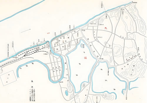 1935年江西《九江市街地图》缩略图