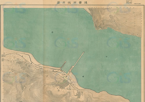 1948年江苏《连云市城市图》缩略图
