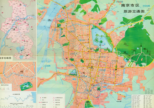 1991年江苏《南京旅游图》缩略图