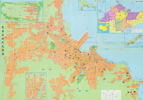 1992年山东《烟台交通游览图》缩略图