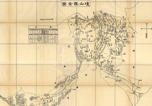 1923年海南《琼山县全图》缩略图