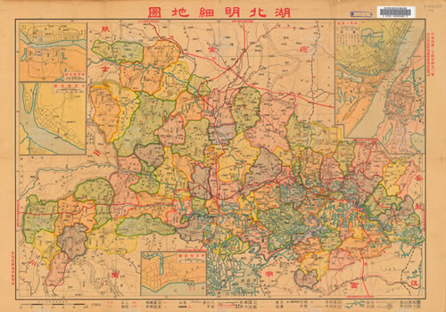 1935年武昌亚新《湖北明细地图》缩略图