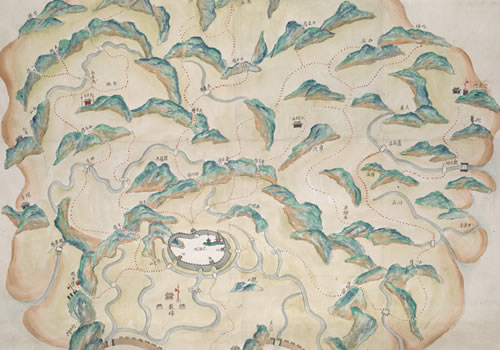 1841年后浙江《舟山岛全图》缩略图