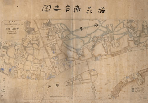 1884年福建《福州南台之图》缩略图